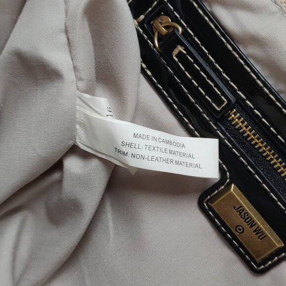 Jason Wu x Target Milu Print Black Cat Bag Tote Handbag Limited Edition 14"x14" - Picture 6 of 8